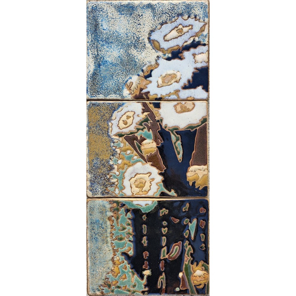 Saguaro ceramic tile mural